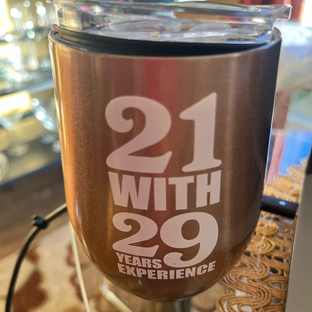 Pink Insulated Tumbler with Fun Text!!